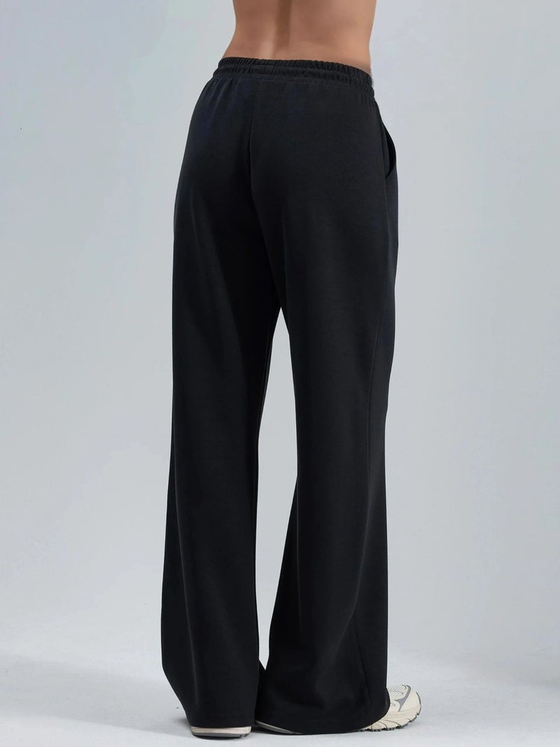 BUSEM Mid Waist Wide Leg Modal Pants - Image 3